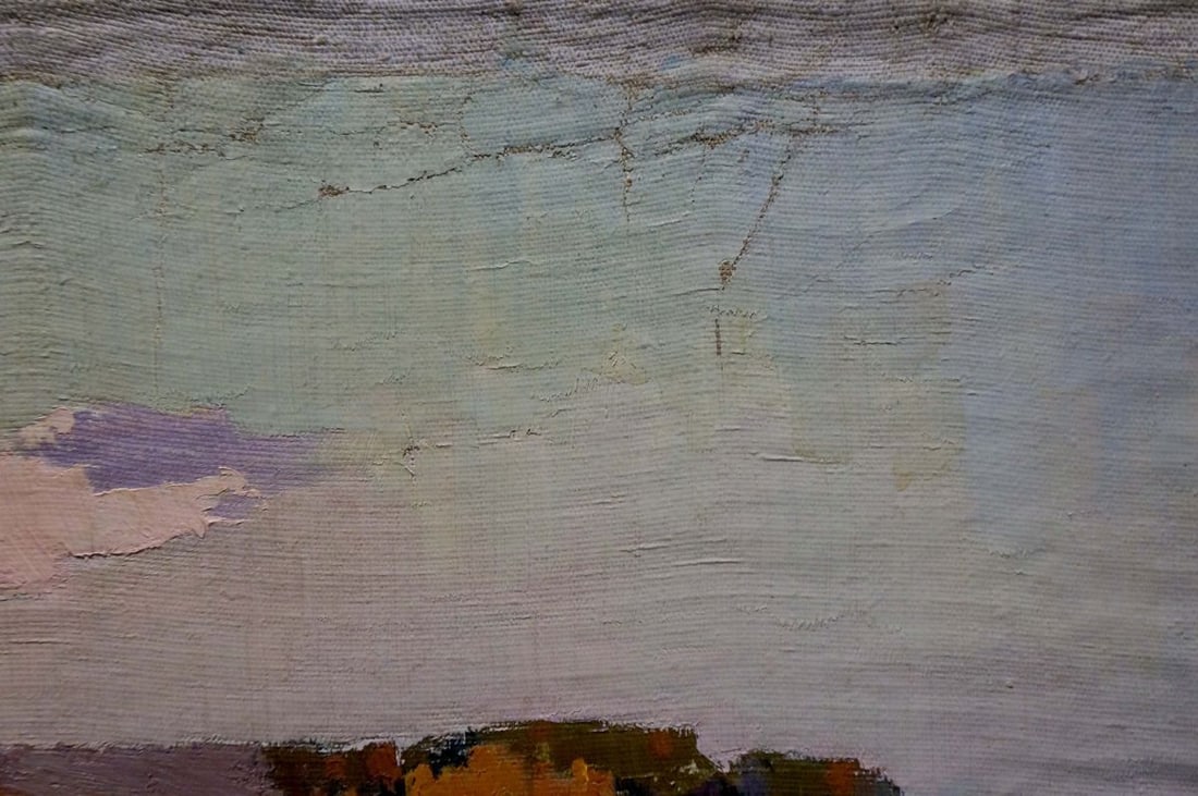 Oil painting It's getting dark Sevastyanov Viktor Grigorievich - 5