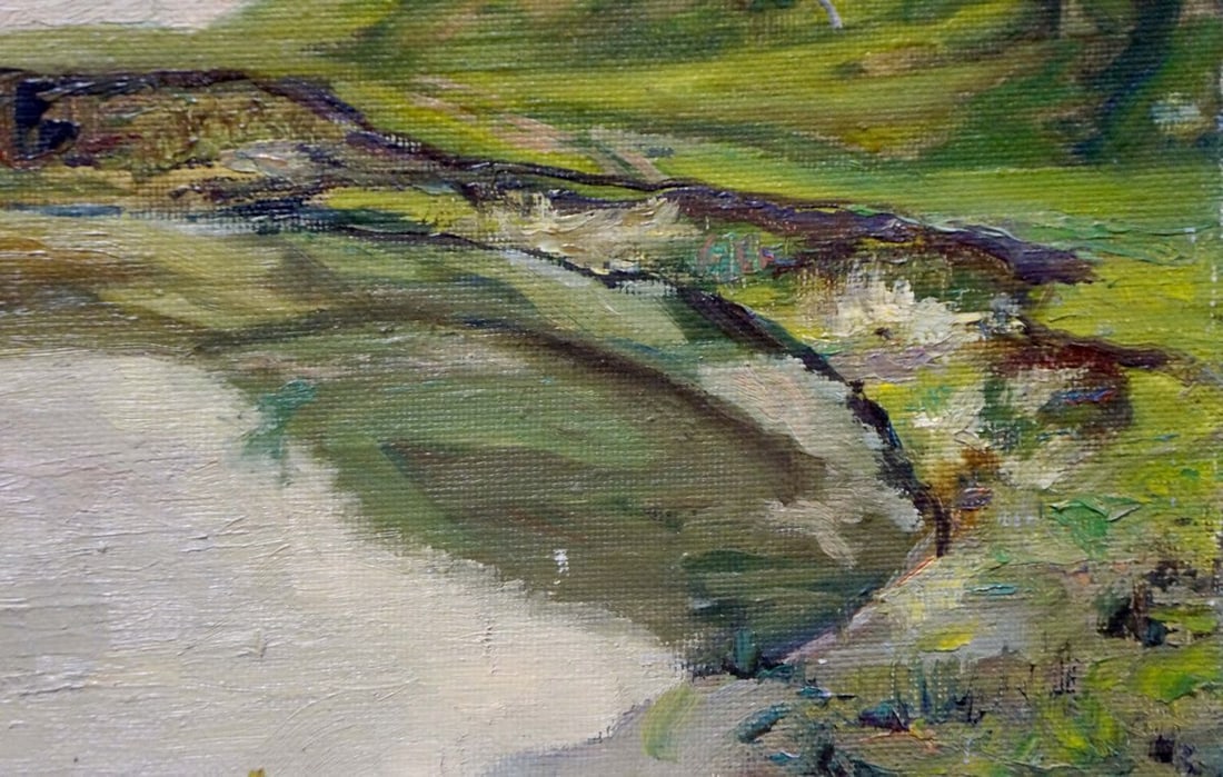 Oil painting Tender evening Gnatyuk V. S. - 3