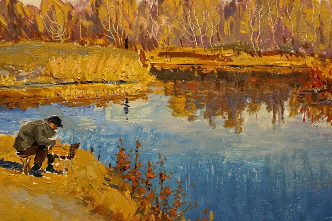Oil painting Autumn landscape Pavlyuchenko Vladimir - 6