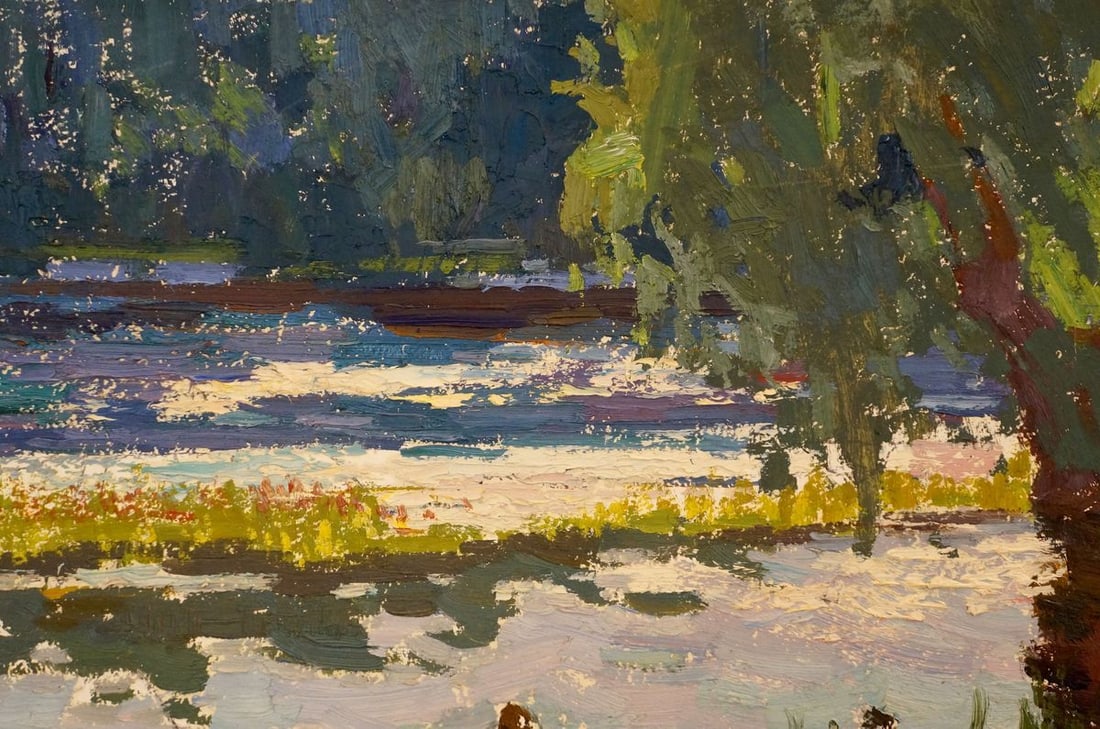 Oil painting In the boat Sevastyanov Viktor Grigorievich - 4