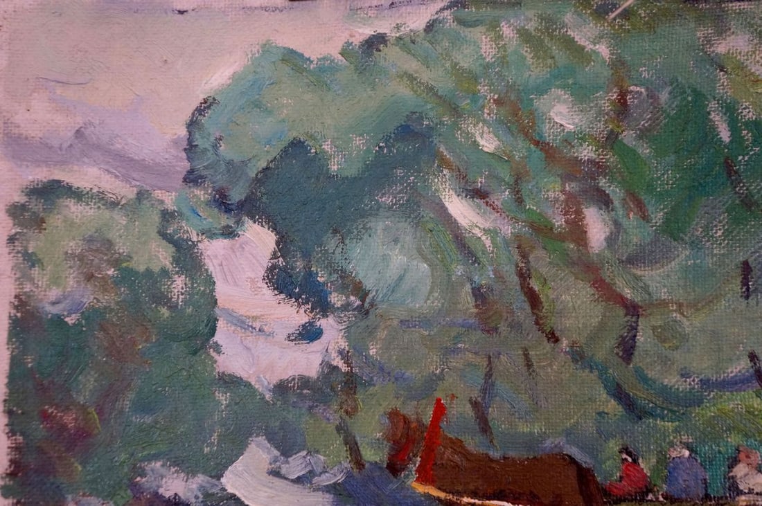 Oil painting Pond near the forest Sevastyanov Viktor Grigorievich - 4