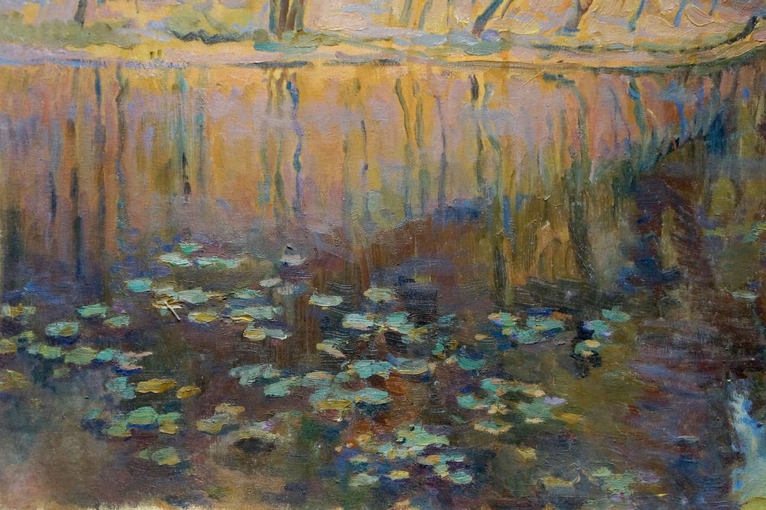 Oil painting Forest pond Titarenko Maria Anatolyevna - 2