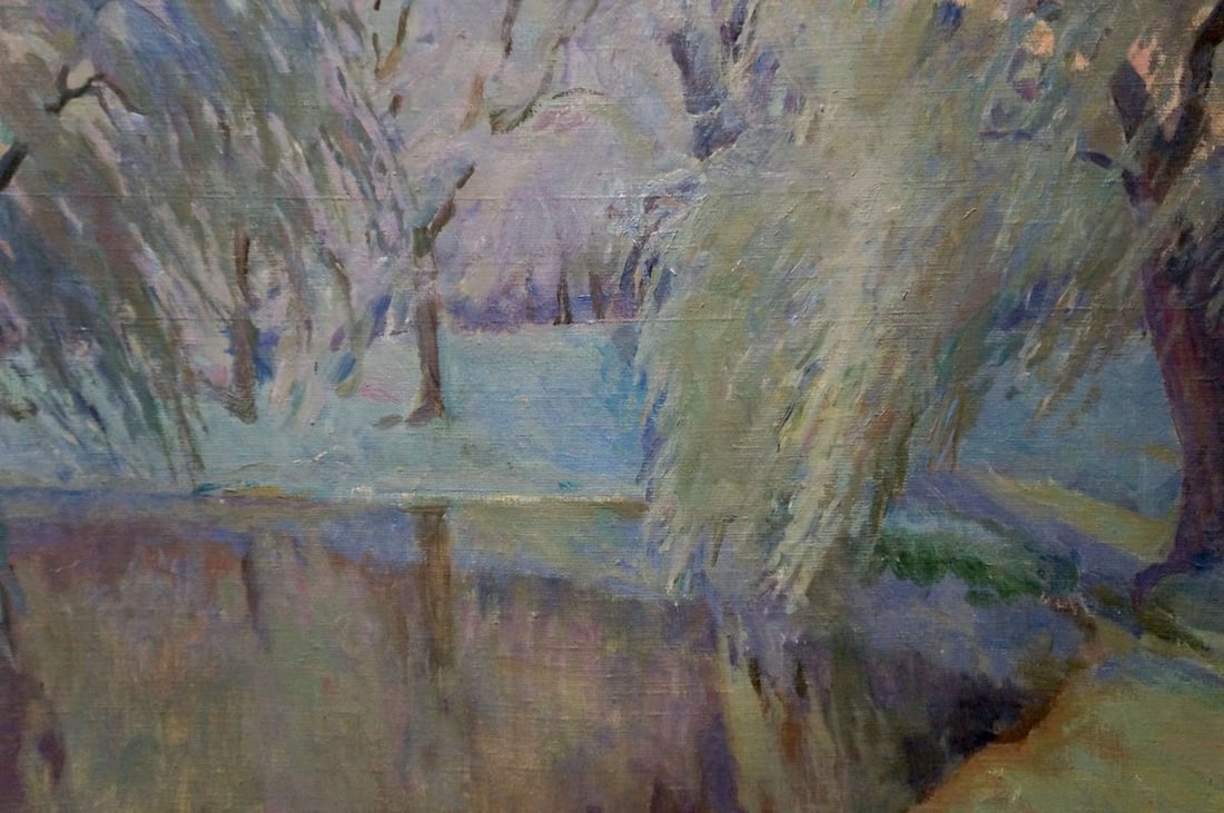 Oil painting Forest pond Tytarenko Odarka Anatoliivna - 6