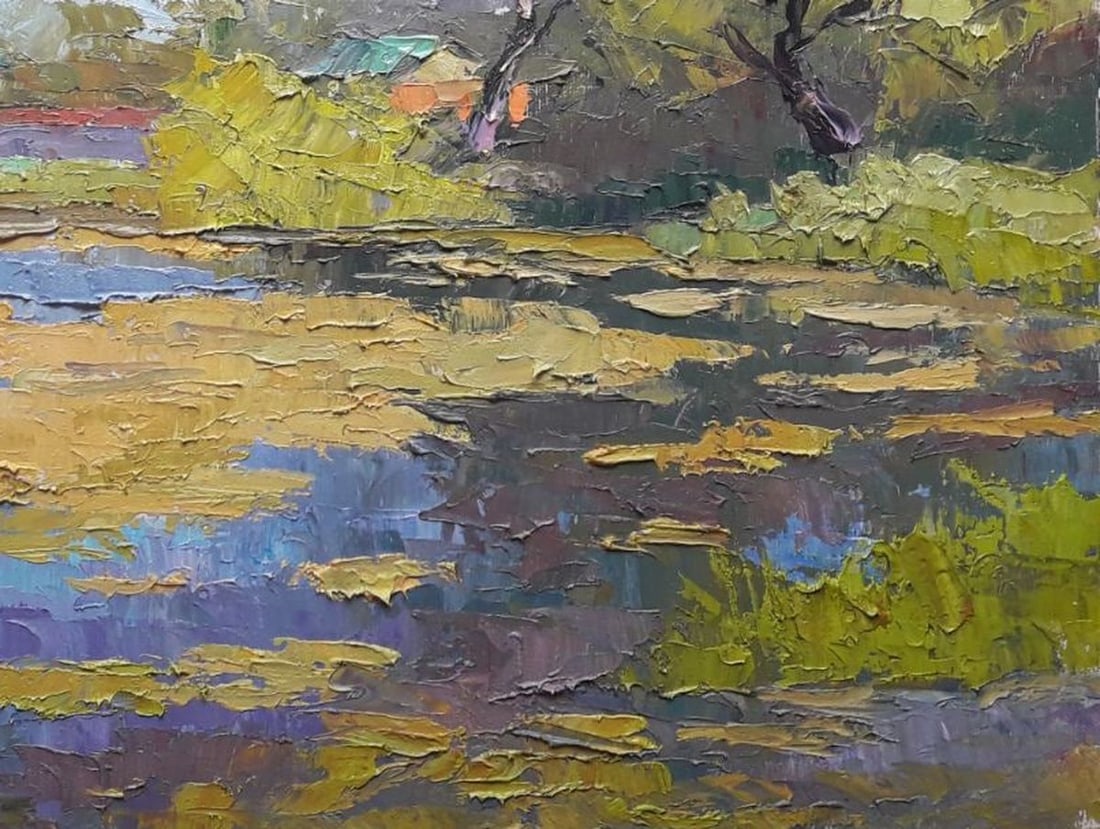 Oil painting quiet flood plain Serdyuk Boris Petrovich - 5