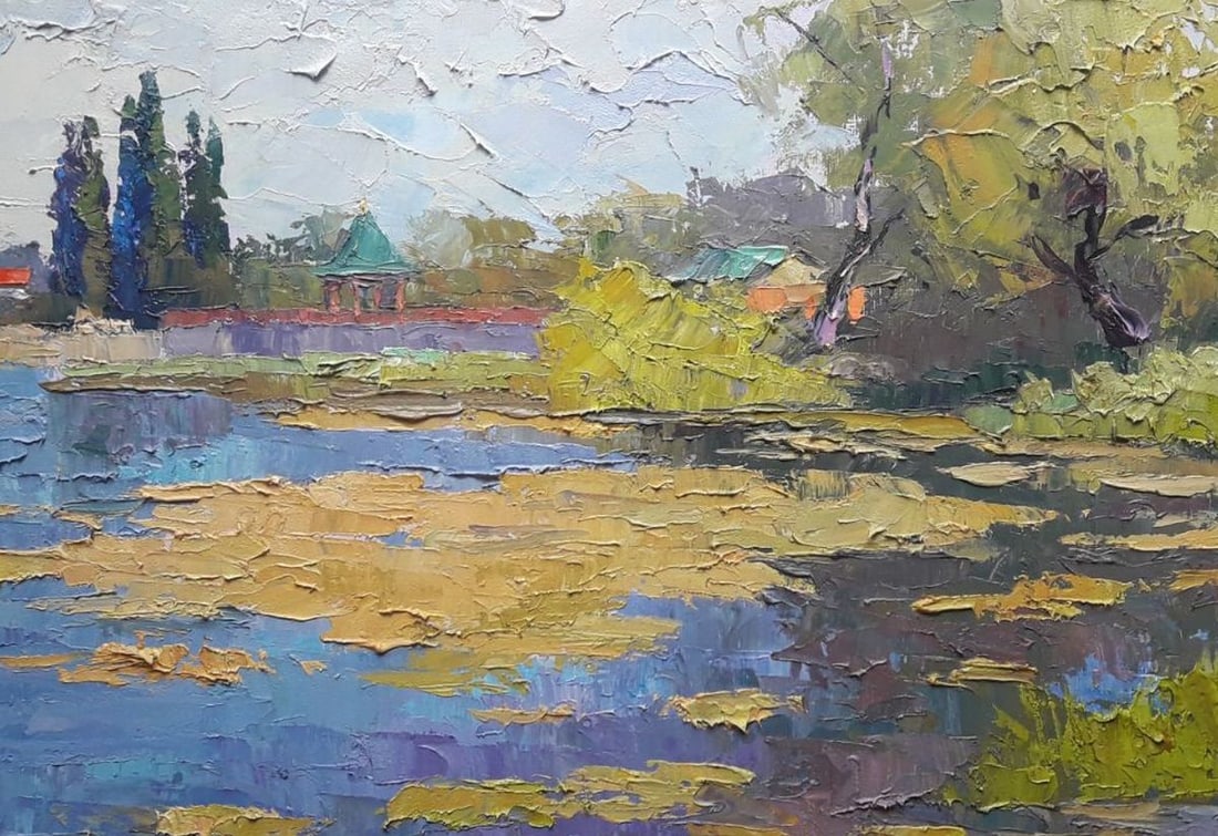 Oil painting quiet flood plain Serdyuk Boris Petrovich - 6