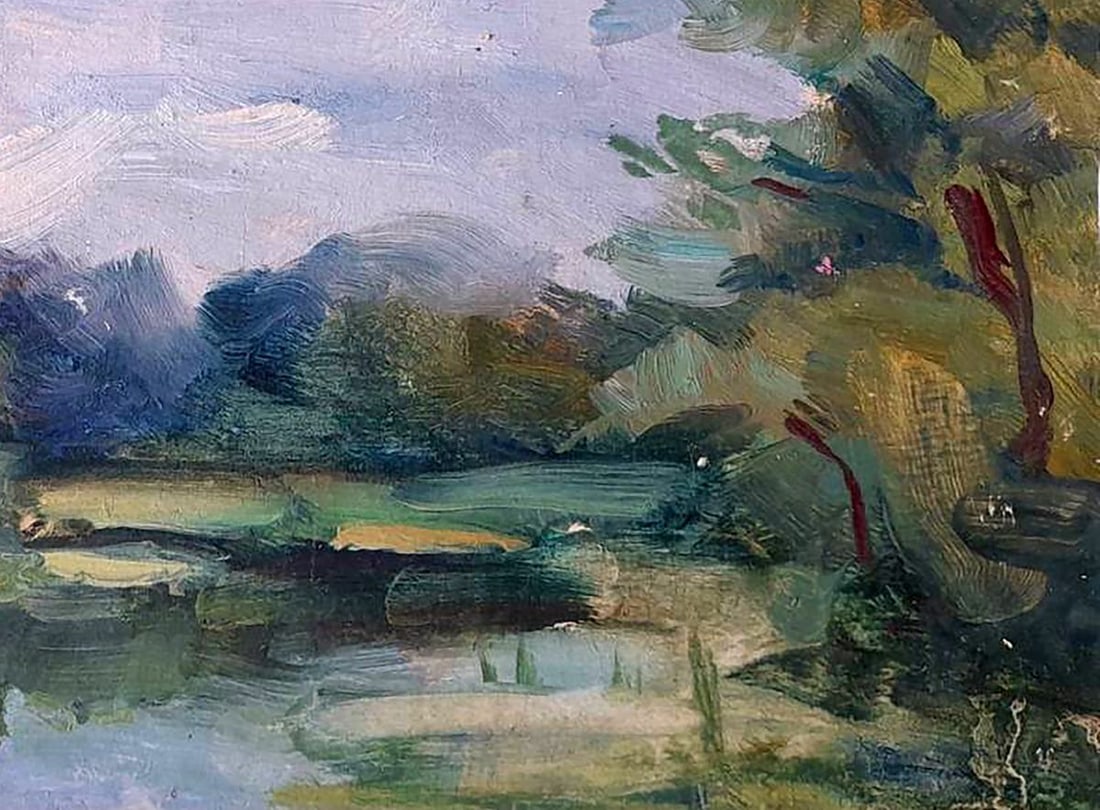 Oil painting Forest pond Kovalenko Ivan Mikhailovich - 5