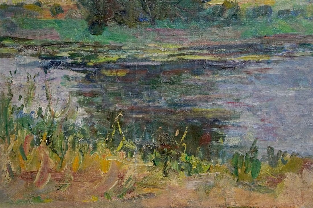 Oil painting Lake Minskiy Grigoriy Semenovich - 2