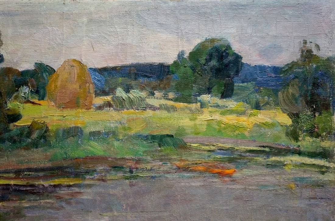 Oil painting Lake Minskiy Grigoriy Semenovich - 5