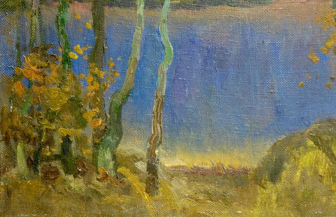 Oil painting Blue day Mynka Alexander Fedorovich - 2