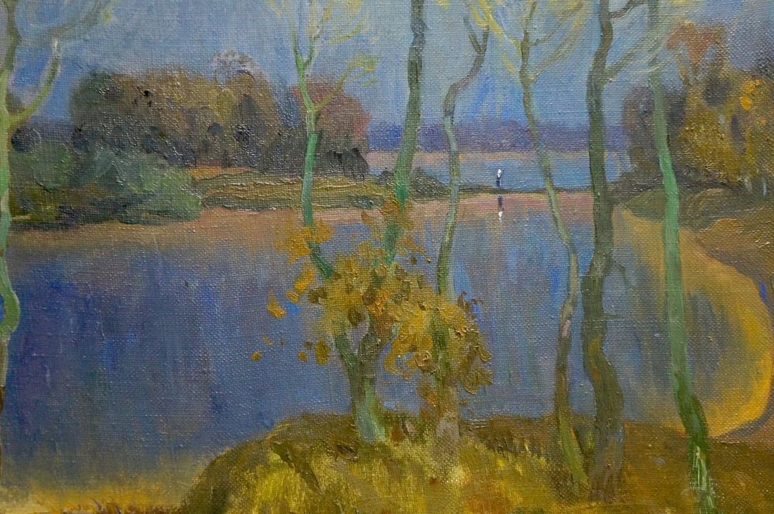 Oil painting Blue day Mynka Alexander Fedorovich - 6