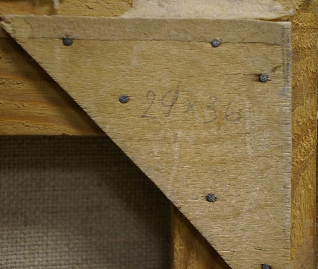 Oil painting Landscape with a lake Zhabinsky Leonid Andreevich - 8