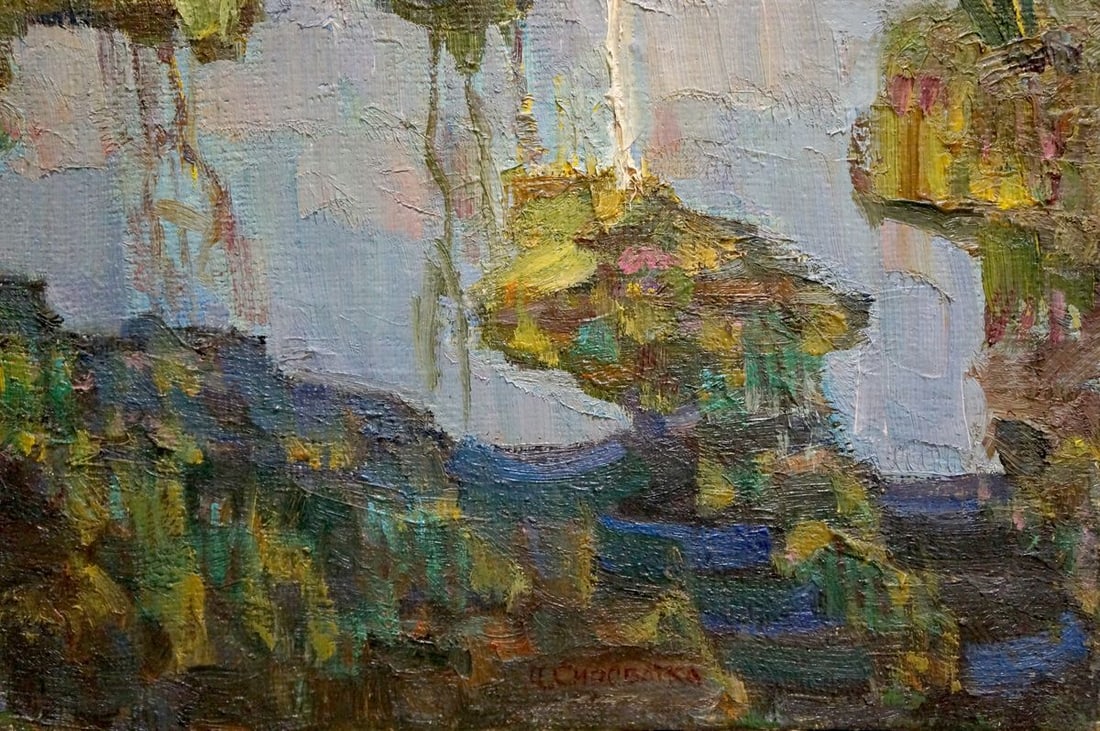 Oil painting Awakening Syrovatka Dmitry Matveevich - 3