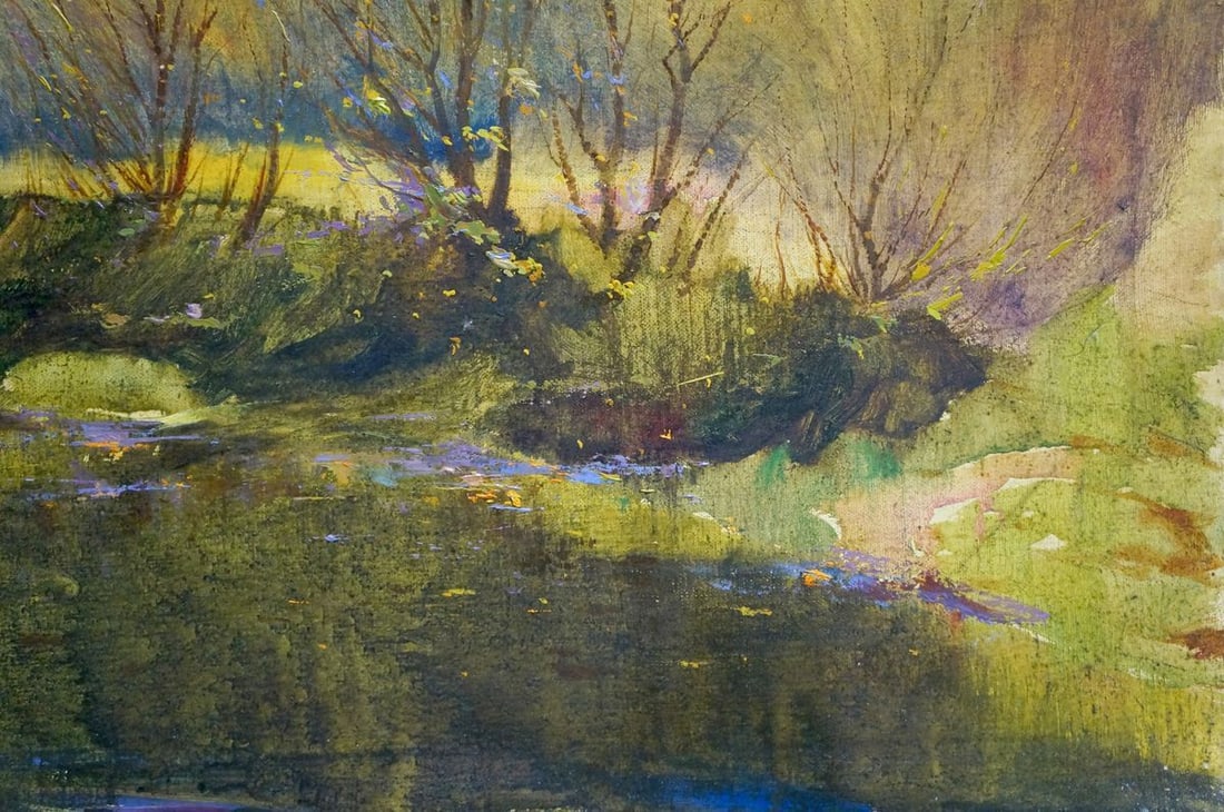 Oil painting Autumn landscape Maltsev Nikolay Alexandrovich - 3