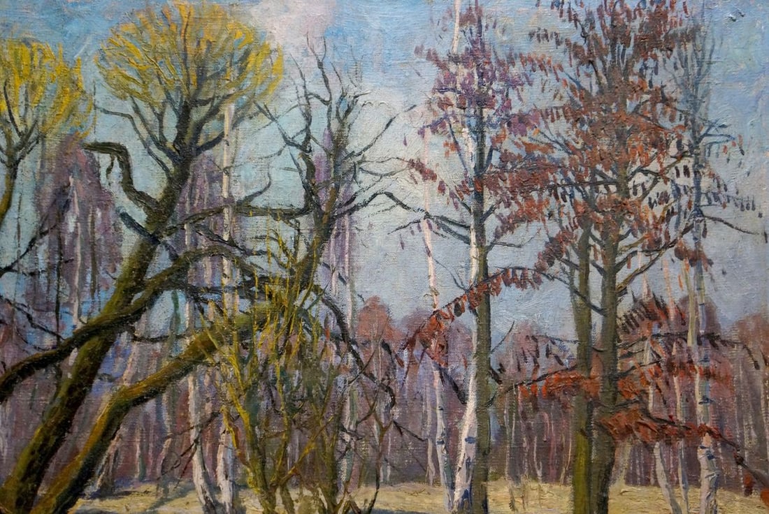 Oil painting Landscape in the forest Gabda Vasily Georgievich - 5