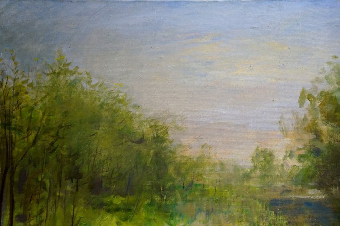 Oil painting Fog has fallen Bezugly Daniil Ivanovich - 4