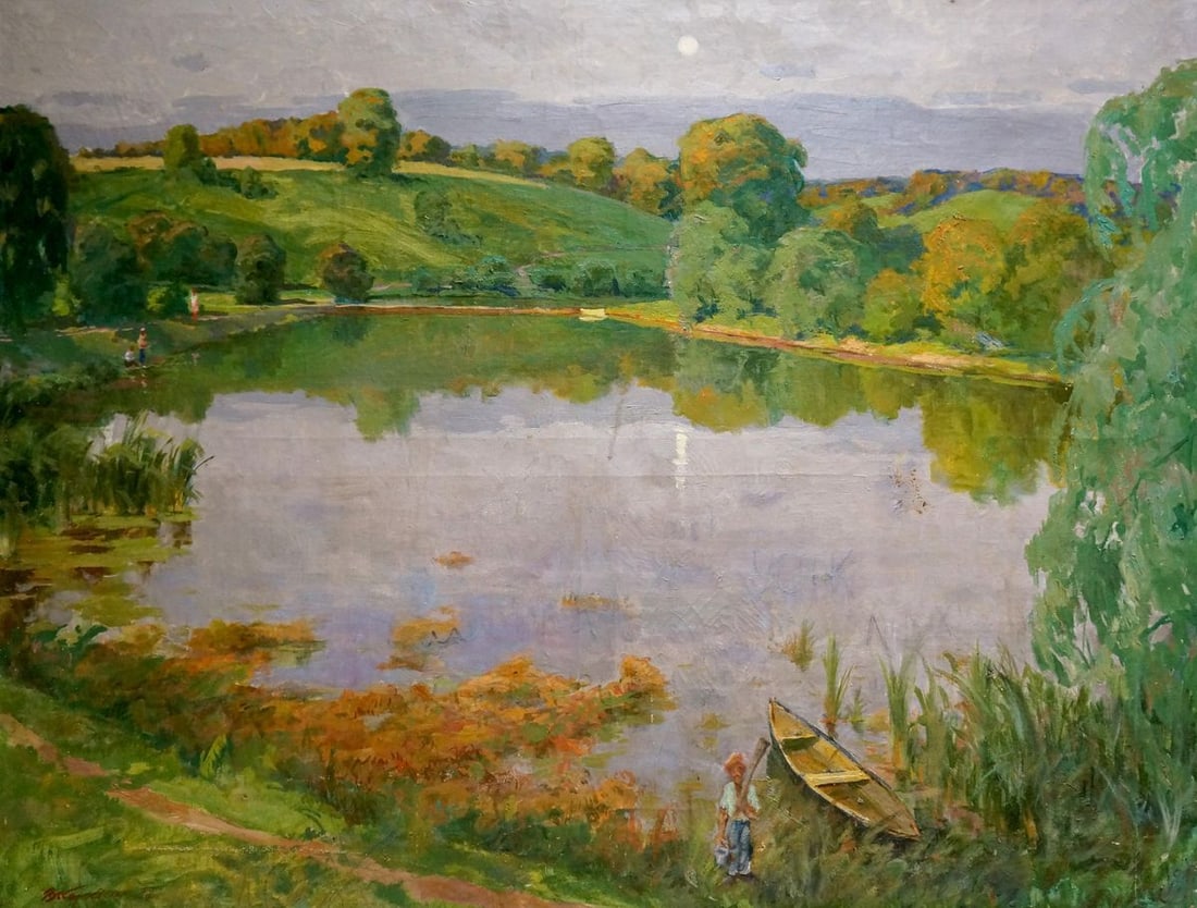 Oil painting Landscape Korostelev Vladimir Alexandrovich (1 of 8)