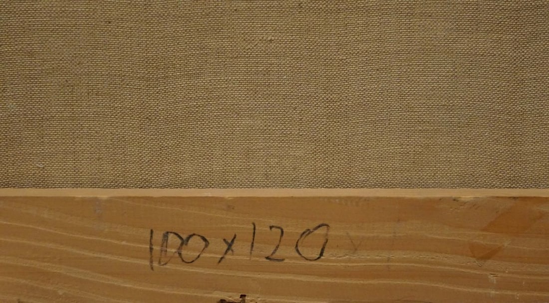 Oil painting People have a rest in the forest park - 8