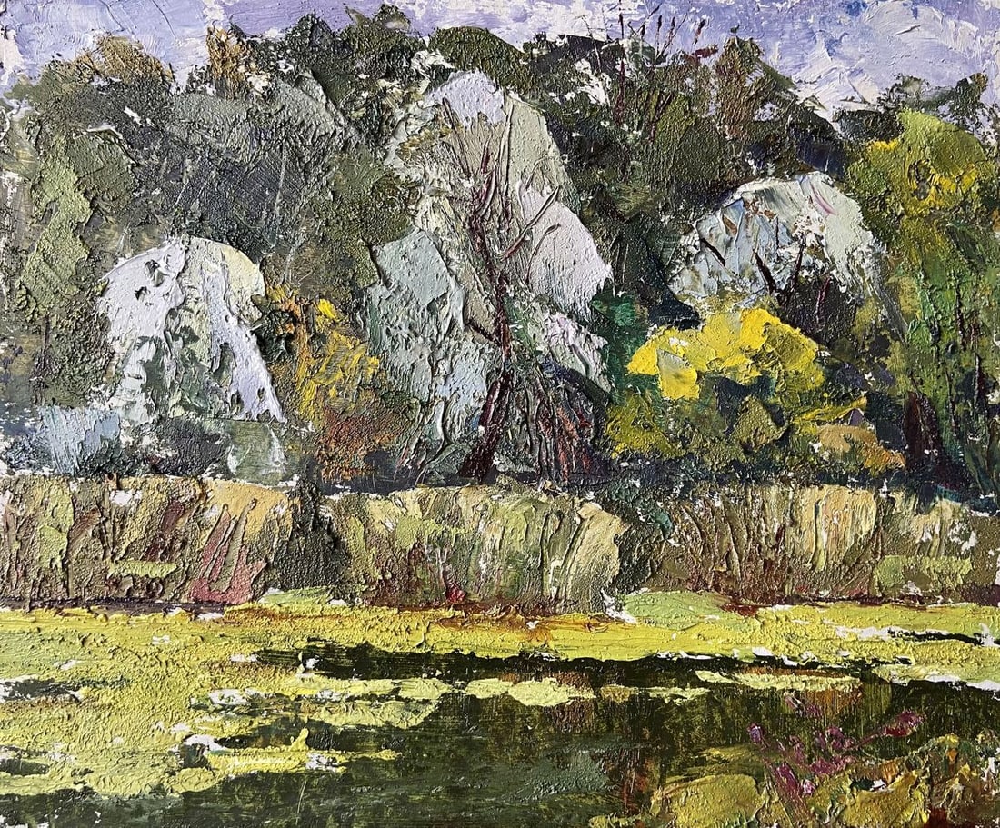 Oil painting Silver willow Kapotenko Ivan Ivanovich: Title: Oil painting Silver willow Kapotenko Ivan Ivanovich Description: №Gap 48 *** ABOUT THIS PAINTING *** * TITLE: "Silver willow" * ARTISTS: Kapotenko Ivan Ivanovich * SIZE: 25x30 cm/'9.84x11