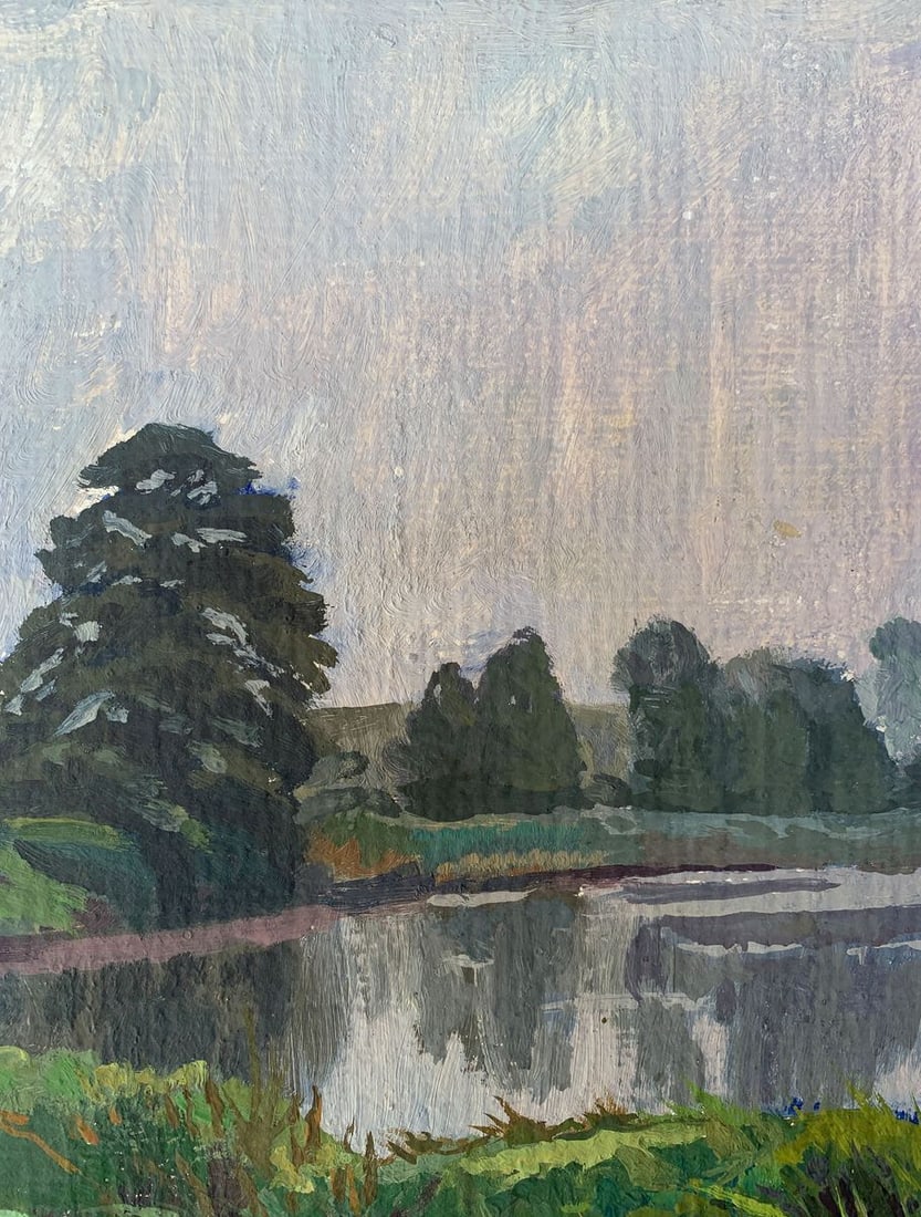 Oil painting Fishing Batrakov Vladimir Grigorievich - 5