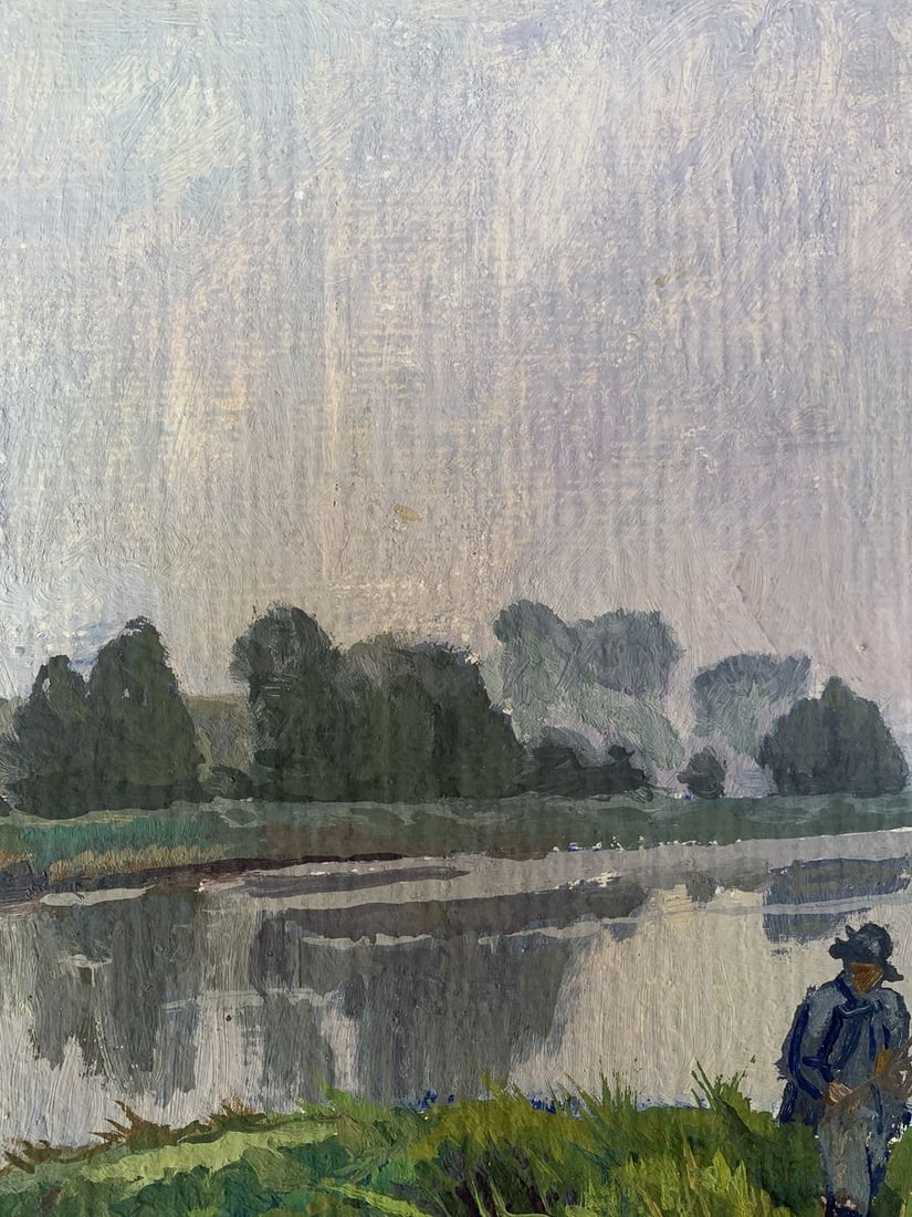 Oil painting Fishing Batrakov Vladimir Grigorievich - 6