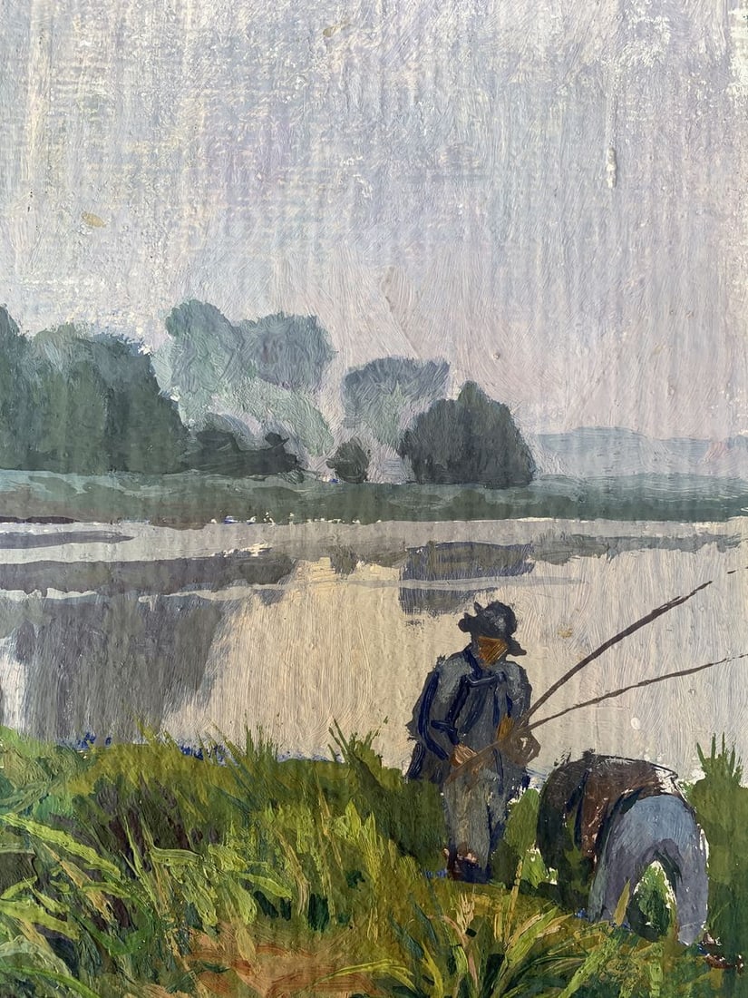 Oil painting Fishing Batrakov Vladimir Grigorievich - 7