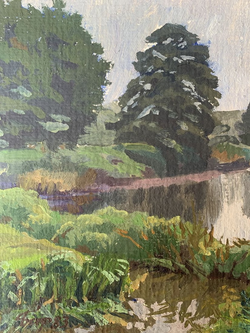 Oil painting Fishing Batrakov Vladimir Grigorievich - 8