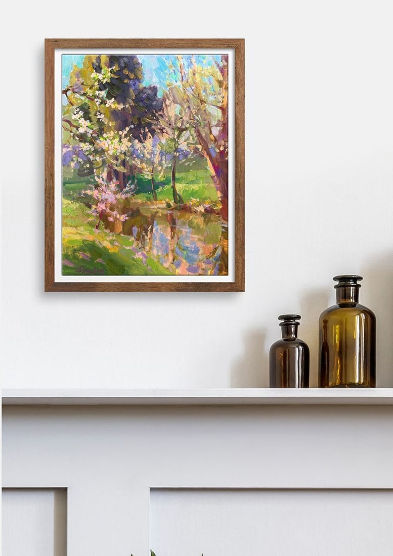 Oil painting Spring motif Batrakov Vladimir Grigorievich - 3