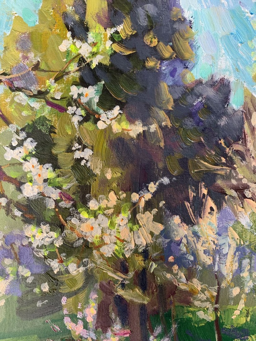 Oil painting Spring motif Batrakov Vladimir Grigorievich - 4