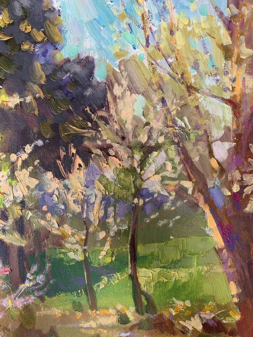 Oil painting Spring motif Batrakov Vladimir Grigorievich - 6