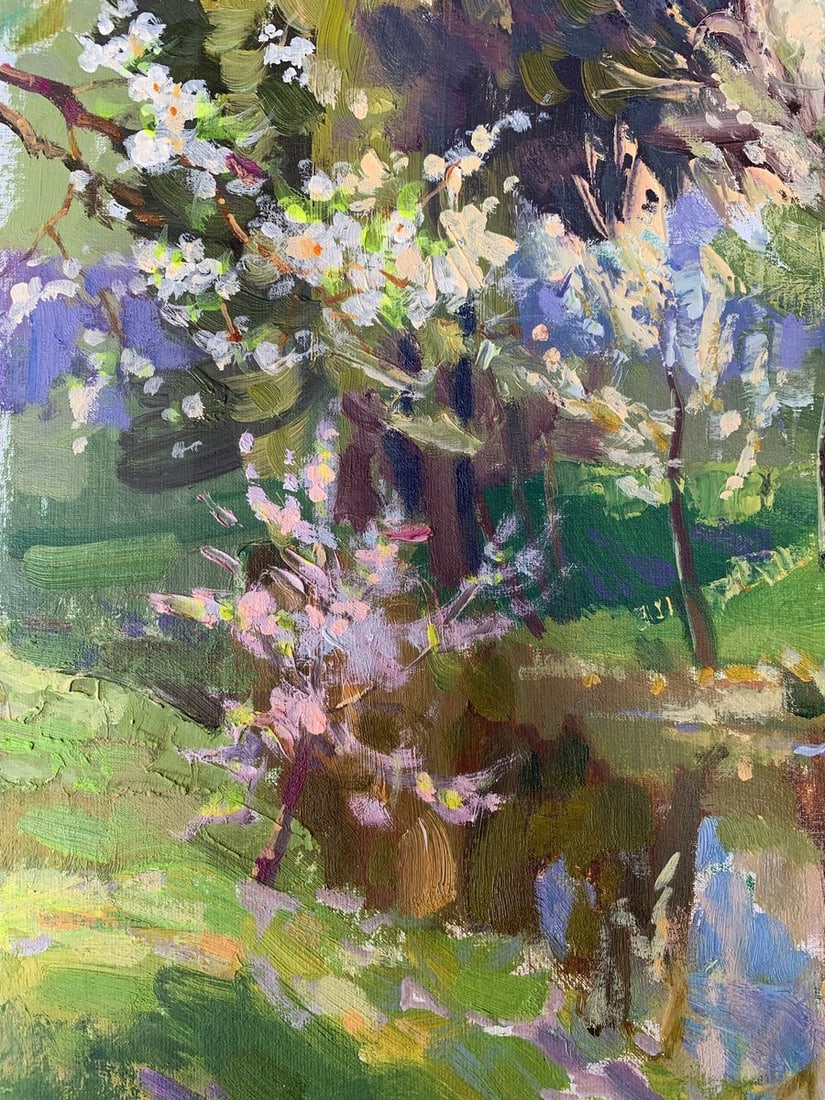 Oil painting Spring motif Batrakov Vladimir Grigorievich - 7