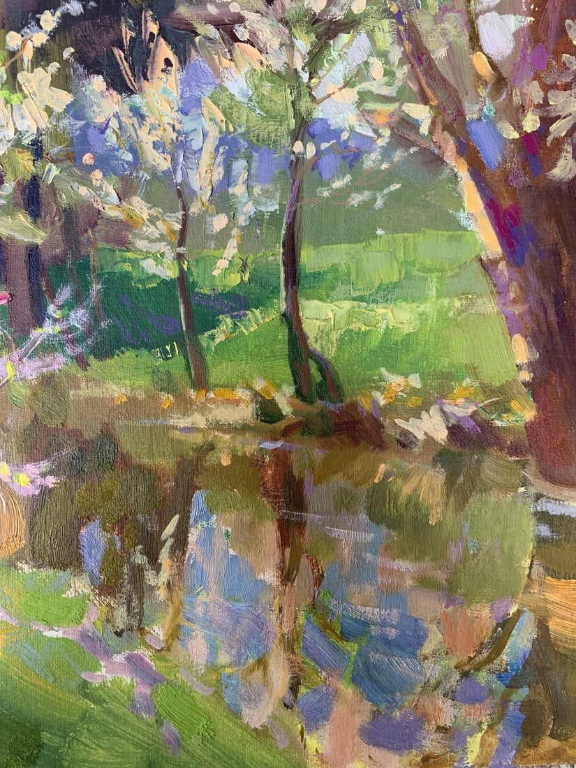 Oil painting Spring motif Batrakov Vladimir Grigorievich - 8