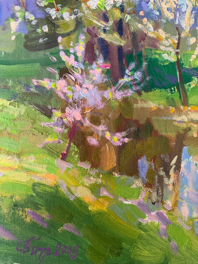 Oil painting Spring motif Batrakov Vladimir Grigorievich - 9