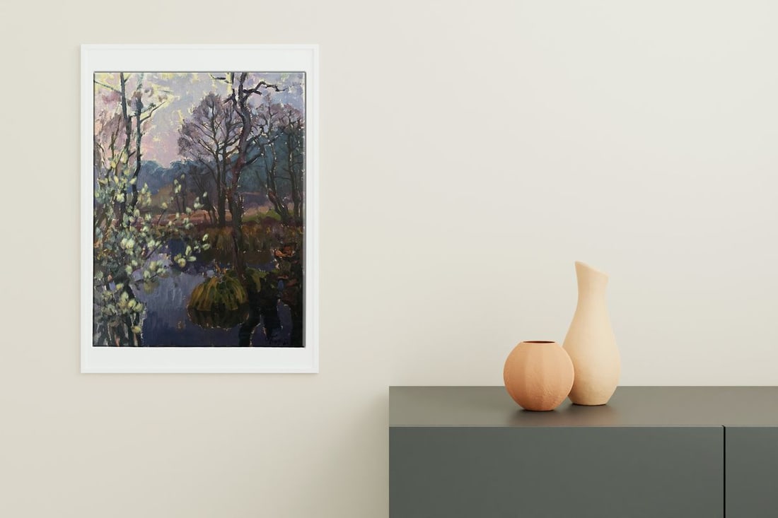 Oil painting Willow blossoms Batrakov Vladimir Grigorievich - 2