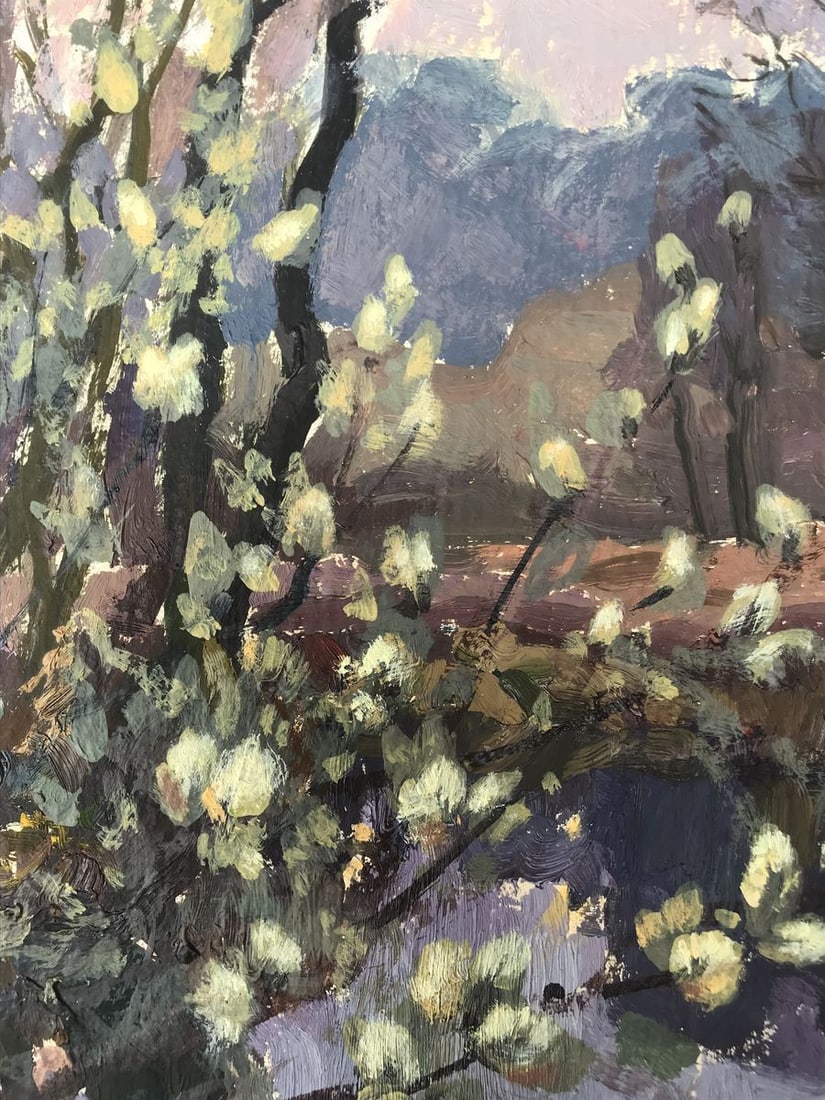 Oil painting Willow blossoms Batrakov Vladimir Grigorievich - 7
