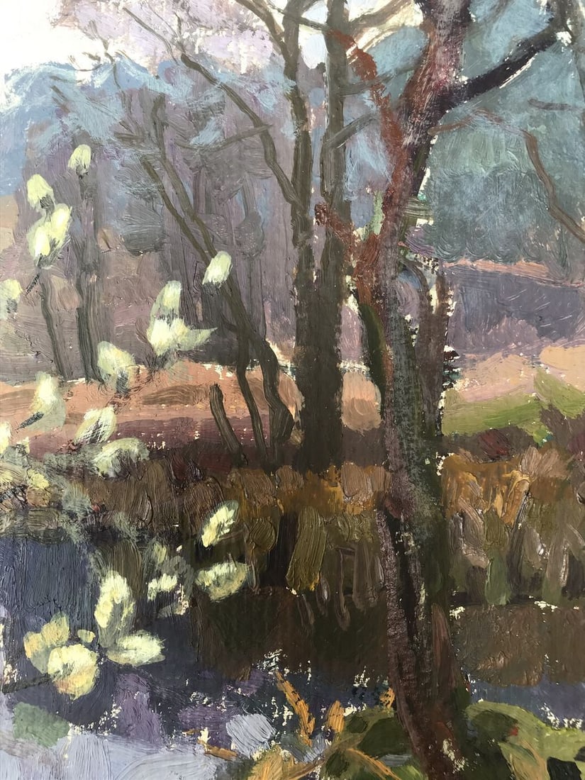 Oil painting Willow blossoms Batrakov Vladimir Grigorievich - 8