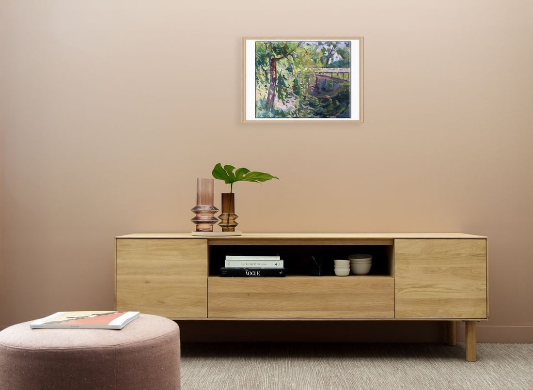 Oil painting Road to the city Peter Tovpev - 3