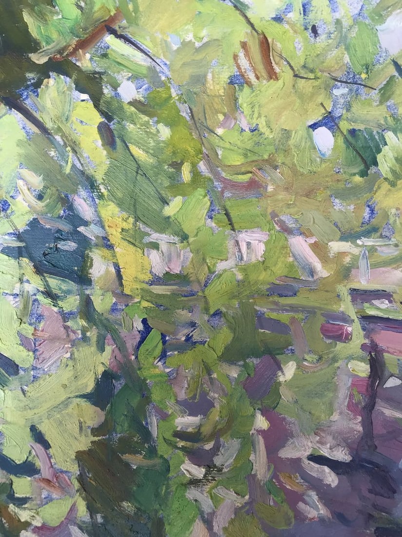 Oil painting Road to the city Peter Tovpev - 5