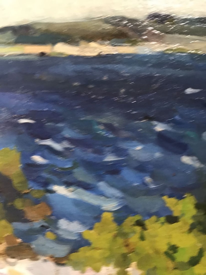 Oil painting Near the lake Peter Tovpev - 9