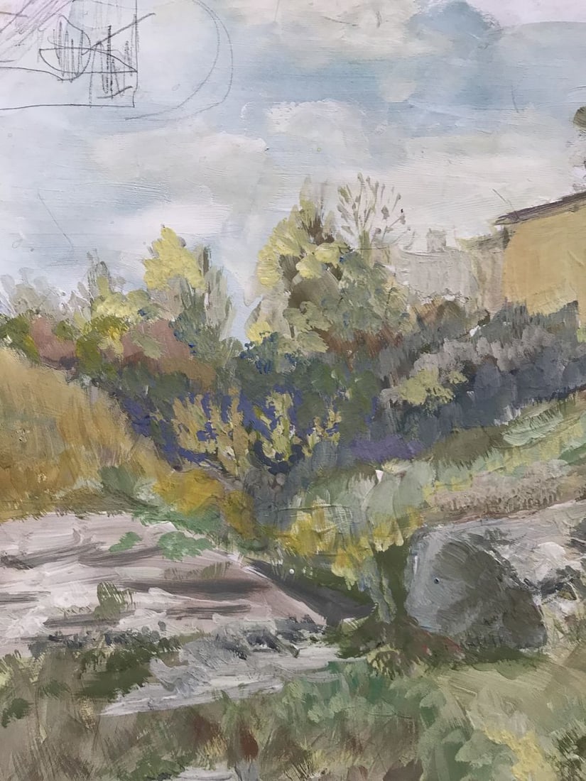 Oil painting The way home Unknown artist - 4