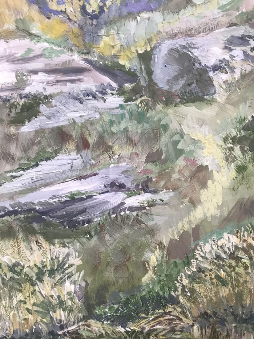 Oil painting The way home Unknown artist - 8