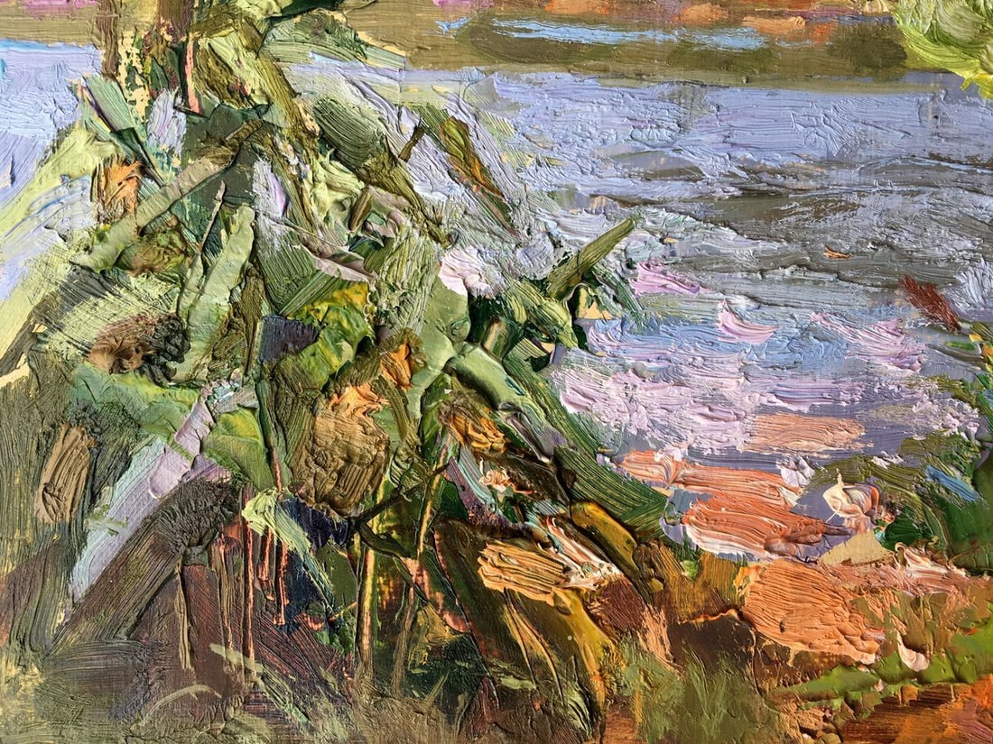 Oil painting Near the lake Batrakov Vladimir Grigorievich - 11