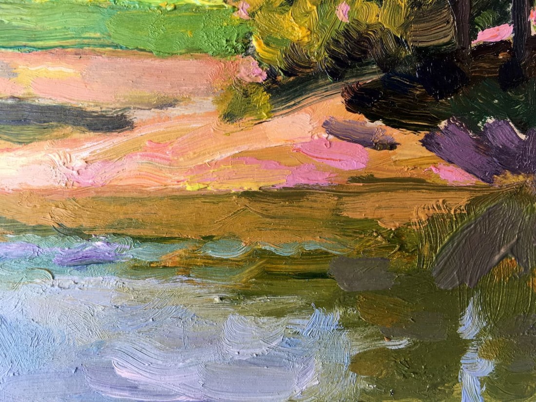 Oil painting Forest landscape Batrakov Vladimir Grigorievich - 11