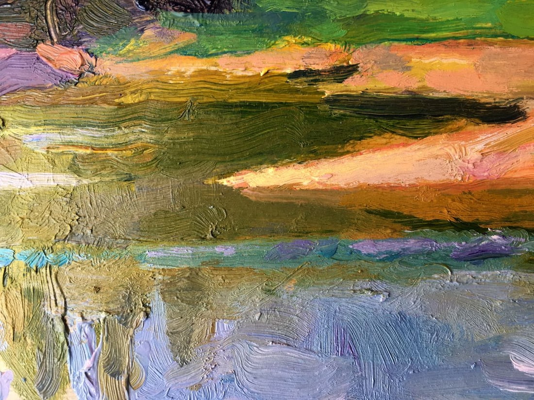 Oil painting Forest landscape Batrakov Vladimir Grigorievich - 13