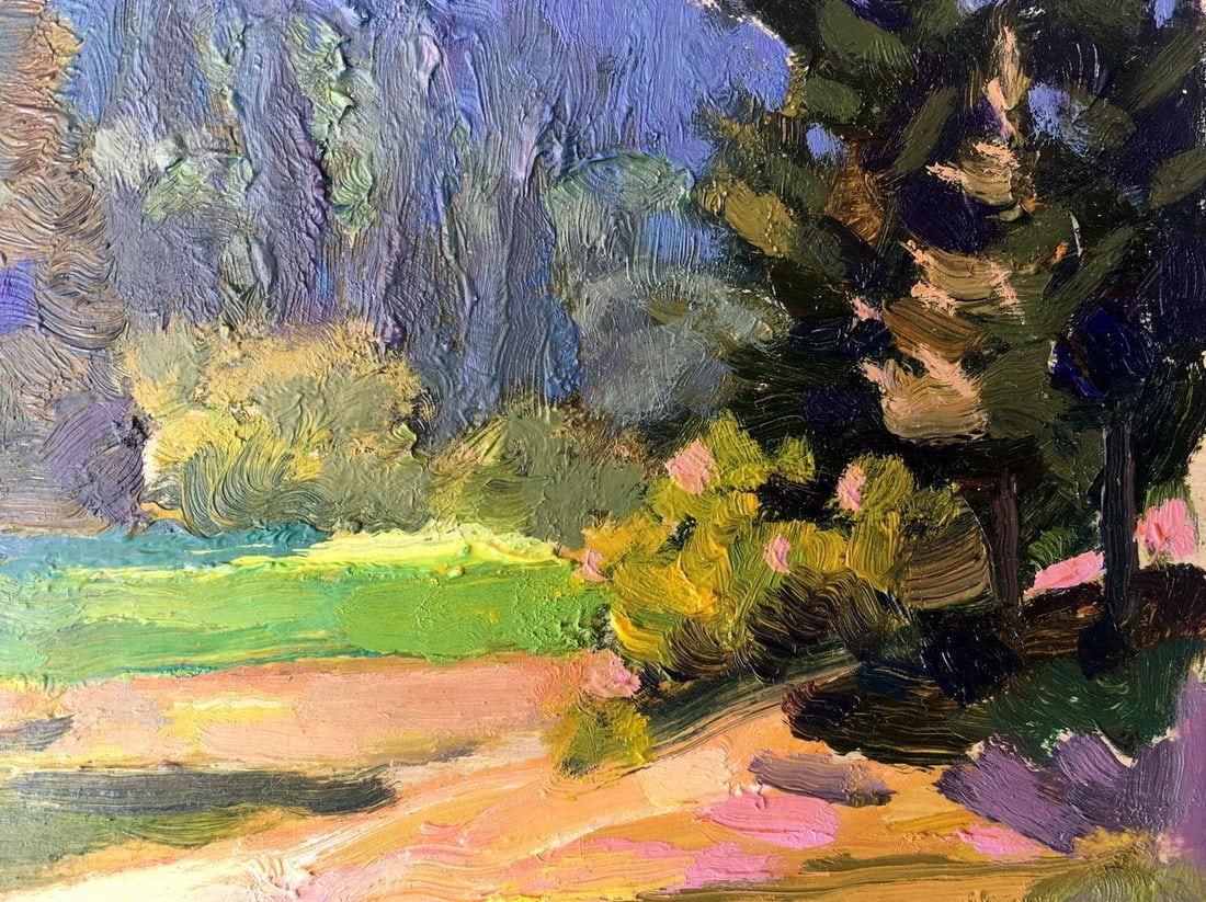 Oil painting Forest landscape Batrakov Vladimir Grigorievich - 7