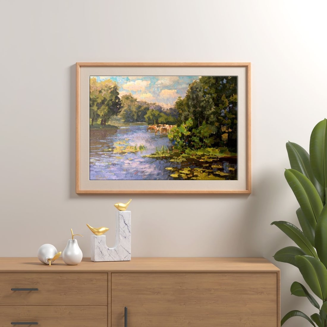 Oil painting Hot day Batrakov Vladimir Grigorievich - 2