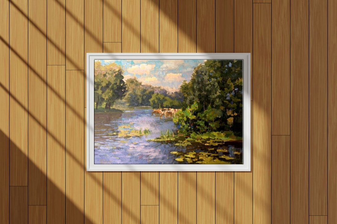 Oil painting Hot day Batrakov Vladimir Grigorievich - 3