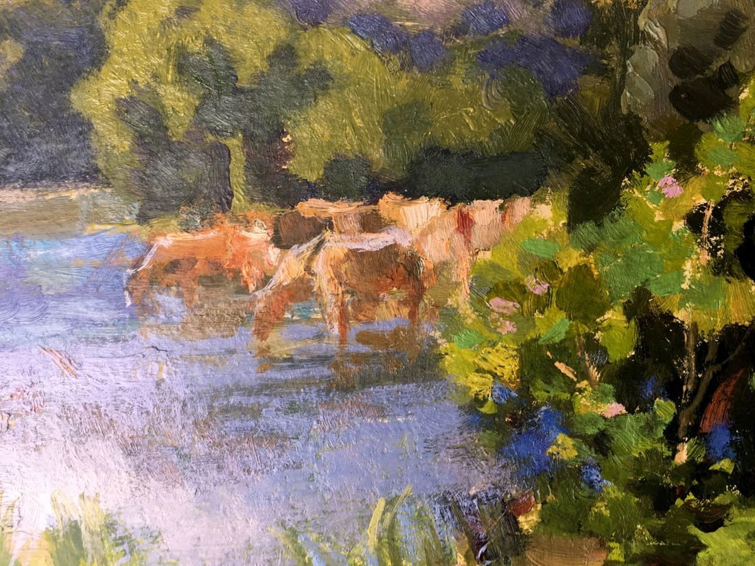 Oil painting Hot day Batrakov Vladimir Grigorievich - 9