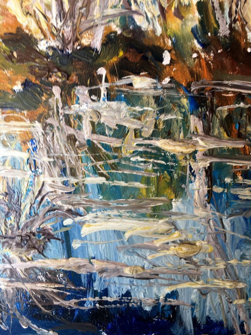 Oil painting Sunny day Unknown artist - 11