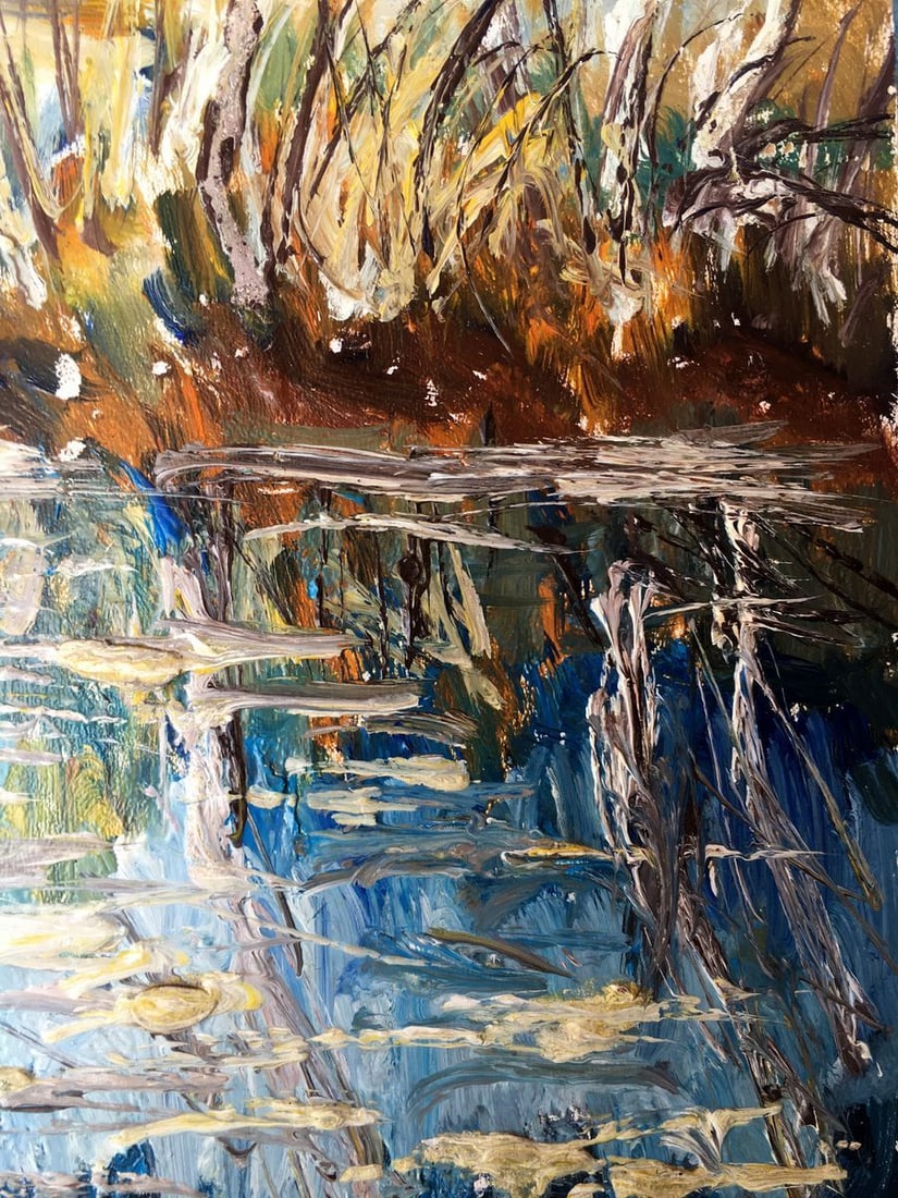 Oil painting Sunny day Unknown artist - 12