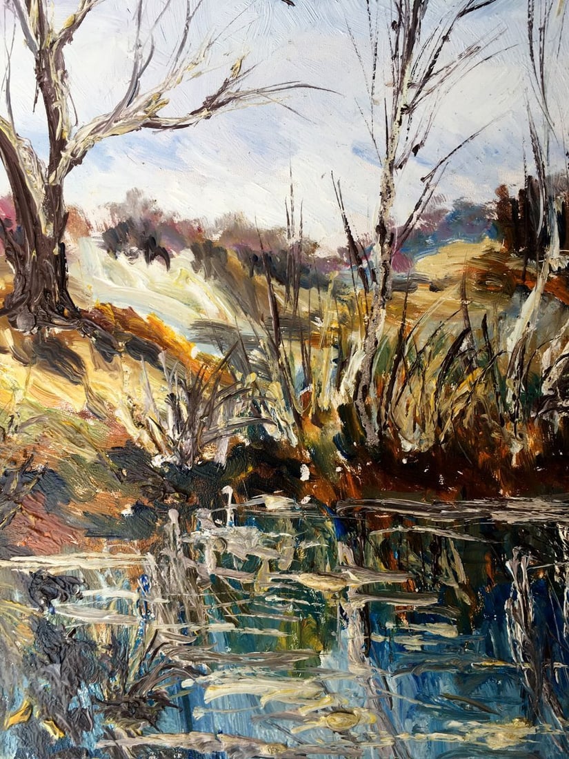 Oil painting Sunny day Unknown artist - 8